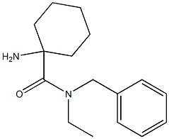 1-amino-N-benzyl-N-ethylcyclohexane-1-carboxamide Structure