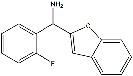 1-benzofuran-2-yl(2-fluorophenyl)methanamine Structure