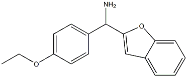 1-benzofuran-2-yl(4-ethoxyphenyl)methanamine Structure