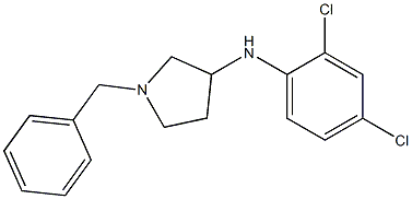 1-benzyl-N-(2,4-dichlorophenyl)pyrrolidin-3-amine 구조식 이미지