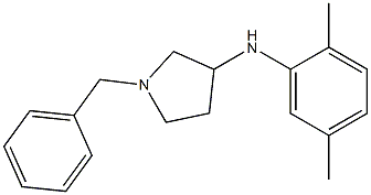 1-benzyl-N-(2,5-dimethylphenyl)pyrrolidin-3-amine 구조식 이미지