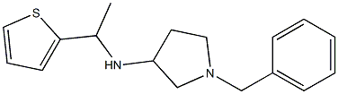 1-benzyl-N-[1-(thiophen-2-yl)ethyl]pyrrolidin-3-amine 구조식 이미지