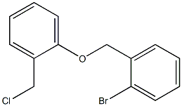 1-bromo-2-[2-(chloromethyl)phenoxymethyl]benzene Structure