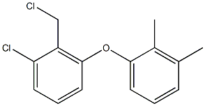 1-chloro-2-(chloromethyl)-3-(2,3-dimethylphenoxy)benzene Structure