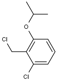 1-chloro-2-(chloromethyl)-3-(propan-2-yloxy)benzene Structure