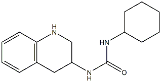 1-cyclohexyl-3-1,2,3,4-tetrahydroquinolin-3-ylurea Structure