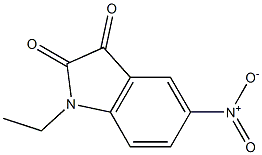 1-ethyl-5-nitro-2,3-dihydro-1H-indole-2,3-dione 구조식 이미지