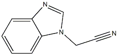 1H-benzimidazol-1-ylacetonitrile Structure