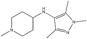 1-methyl-N-(1,3,5-trimethyl-1H-pyrazol-4-yl)piperidin-4-amine Structure