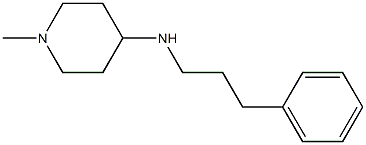 1-methyl-N-(3-phenylpropyl)piperidin-4-amine Structure