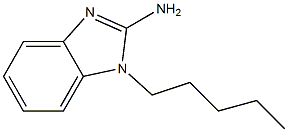 1-pentyl-1H-1,3-benzodiazol-2-amine 구조식 이미지