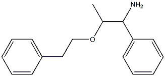 1-phenyl-2-(2-phenylethoxy)propan-1-amine 구조식 이미지