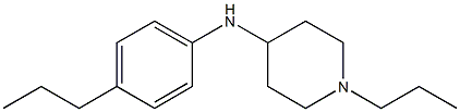 1-propyl-N-(4-propylphenyl)piperidin-4-amine Structure