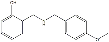 2-({[(4-methoxyphenyl)methyl]amino}methyl)phenol 구조식 이미지