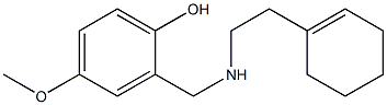 2-({[2-(cyclohex-1-en-1-yl)ethyl]amino}methyl)-4-methoxyphenol Structure