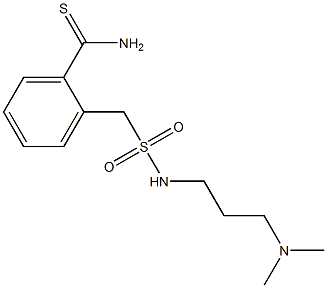 2-({[3-(dimethylamino)propyl]sulfamoyl}methyl)benzene-1-carbothioamide Structure