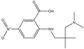 2-({2-[(dimethylamino)methyl]-2-methylpropyl}amino)-5-nitrobenzoic acid Structure