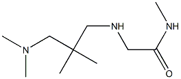 2-({2-[(dimethylamino)methyl]-2-methylpropyl}amino)-N-methylacetamide 구조식 이미지