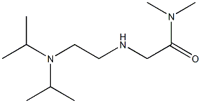 2-({2-[bis(propan-2-yl)amino]ethyl}amino)-N,N-dimethylacetamide 구조식 이미지