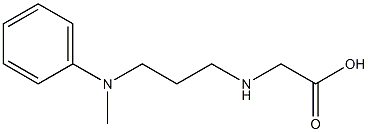 2-({3-[methyl(phenyl)amino]propyl}amino)acetic acid Structure