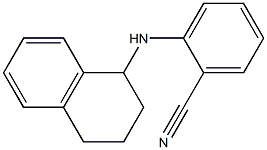 2-(1,2,3,4-tetrahydronaphthalen-1-ylamino)benzonitrile 구조식 이미지