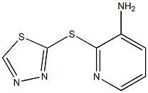 2-(1,3,4-thiadiazol-2-ylsulfanyl)pyridin-3-amine 구조식 이미지