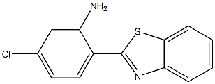 2-(1,3-benzothiazol-2-yl)-5-chloroaniline Structure