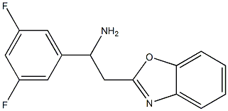 2-(1,3-benzoxazol-2-yl)-1-(3,5-difluorophenyl)ethan-1-amine 구조식 이미지