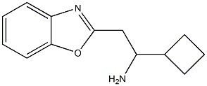 2-(1,3-benzoxazol-2-yl)-1-cyclobutylethan-1-amine 구조식 이미지