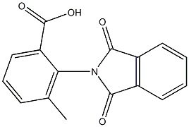 2-(1,3-dioxo-2,3-dihydro-1H-isoindol-2-yl)-3-methylbenzoic acid 구조식 이미지