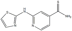 2-(1,3-thiazol-2-ylamino)pyridine-4-carbothioamide Structure