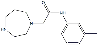 2-(1,4-diazepan-1-yl)-N-(3-methylphenyl)acetamide 구조식 이미지