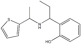 2-(1-{[1-(thiophen-2-yl)ethyl]amino}propyl)phenol 구조식 이미지