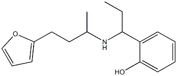 2-(1-{[4-(furan-2-yl)butan-2-yl]amino}propyl)phenol Structure