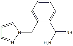 2-(1H-pyrazol-1-ylmethyl)benzenecarboximidamide 구조식 이미지