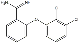 2-(2,3-dichlorophenoxy)benzene-1-carboximidamide 구조식 이미지