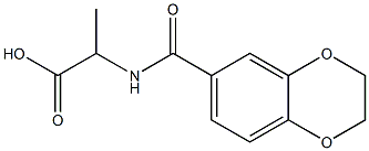 2-(2,3-dihydro-1,4-benzodioxin-6-ylformamido)propanoic acid Structure