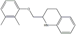 2-(2,3-dimethylphenoxymethyl)-1,2,3,4-tetrahydroquinoline Structure