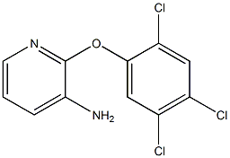 2-(2,4,5-trichlorophenoxy)pyridin-3-amine Structure