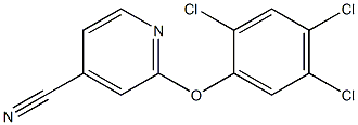 2-(2,4,5-trichlorophenoxy)pyridine-4-carbonitrile 구조식 이미지