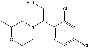 2-(2,4-dichlorophenyl)-2-(2-methylmorpholin-4-yl)ethanamine Structure