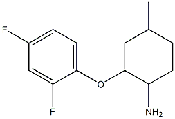 2-(2,4-difluorophenoxy)-4-methylcyclohexanamine Structure