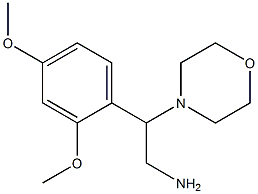 2-(2,4-dimethoxyphenyl)-2-morpholin-4-ylethanamine 구조식 이미지