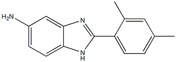 2-(2,4-dimethylphenyl)-1H-1,3-benzodiazol-5-amine 구조식 이미지