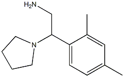 2-(2,4-dimethylphenyl)-2-pyrrolidin-1-ylethanamine Structure