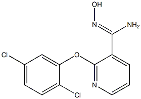 2-(2,5-dichlorophenoxy)-N'-hydroxypyridine-3-carboximidamide 구조식 이미지