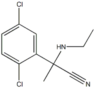 2-(2,5-dichlorophenyl)-2-(ethylamino)propanenitrile 구조식 이미지