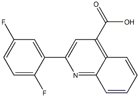 2-(2,5-difluorophenyl)quinoline-4-carboxylic acid Structure