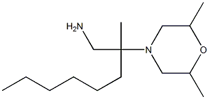 2-(2,6-dimethylmorpholin-4-yl)-2-methyloctan-1-amine 구조식 이미지