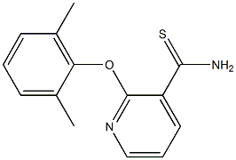 2-(2,6-dimethylphenoxy)pyridine-3-carbothioamide 구조식 이미지